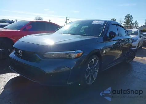 2026 Honda Civic Hybrid Sport Touring from USA, damaged, VIN 19XFL4H91TE003948